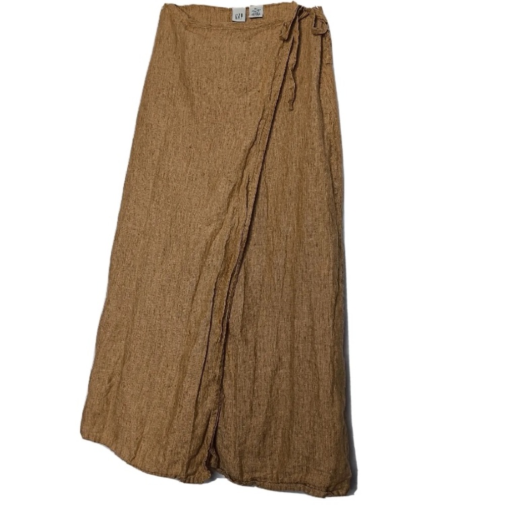 Vintage Gap Linen Wrap Skirt